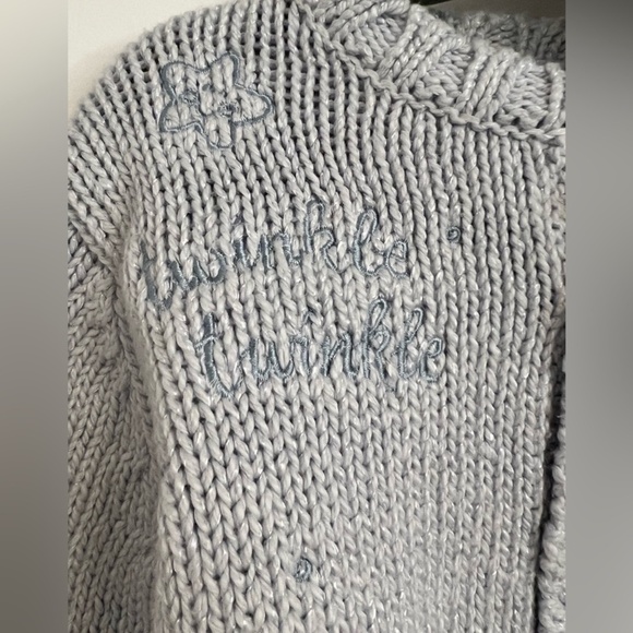 NWT Puddles n’ Bubbles Twinkle Twinkle little star cardigan & matching hat,6 m - Picture 7 of 13